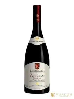 Domaine Roux Pere et Fils Vougeot 1er Cru Les Petits Vougeots – Burgundy, Pháp, 750ml