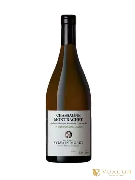 Domaine Sylvain Morey Chassagne Montrachet 1er Cru Les Champs Gains white – Burgundy, Pháp, 750ml