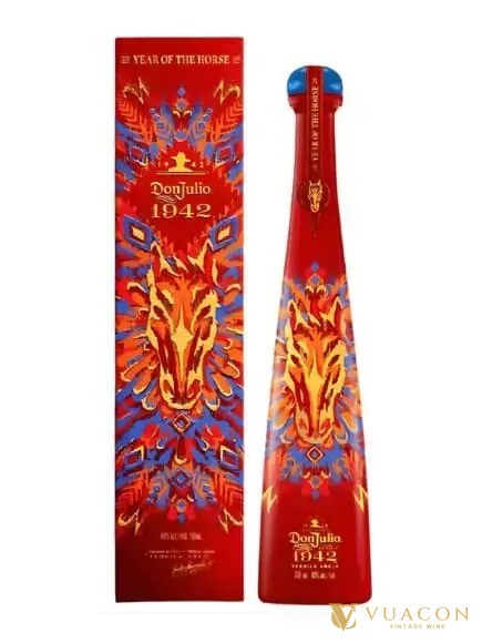 Tequila làm quà Tết: Don Julio 1942 Year Of The Horse 2026 trong hộp