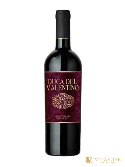 Sản lượng vang Ý 2026 và chai Duca Del Valentino Appassimento Rosso Puglia