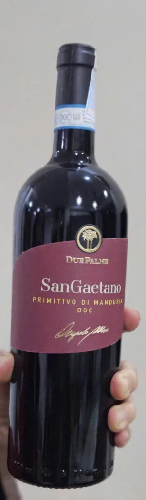 Due Palme “SanGaetano” Primitivo di Manduria DOC (Thanh Lý) – 750ml