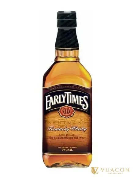 Early Times Whisky – whiskey Mỹ, Hoa Kỳ, 750ml