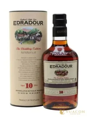Edradour 10 năm – single Malt Scotch, Highland, Scotland, 700ml