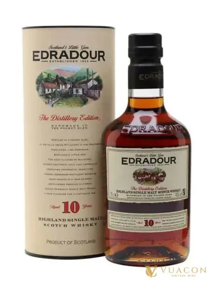 Edradour 10 năm – single Malt Scotch, Highland, Scotland, 700ml
