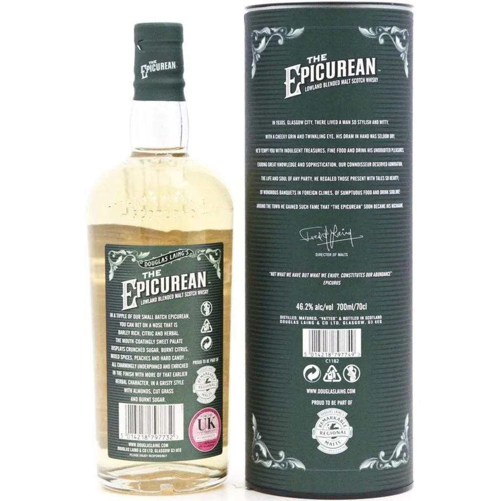 The Epicurean Blended Malt 4.5L – blended Scotch, Scotland, 4500ml