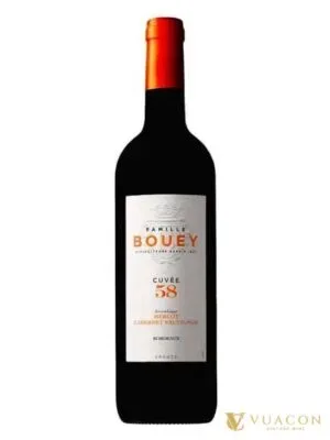Famille Bouey Cuvee 58 Merlot Cabernet Sauvignon – Bordeaux, Pháp, 750ml