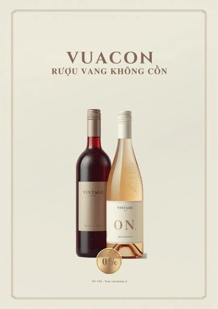 Rượu vang không cồn - VUACON