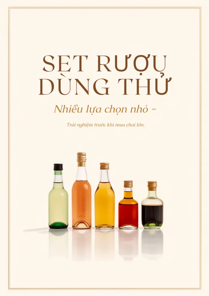Set rượu mini dùng thử - VUACON