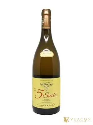 Francois Carillon Bourgogne Chardonnay Cuvee des 5 siecles – Burgundy, Pháp, 750ml