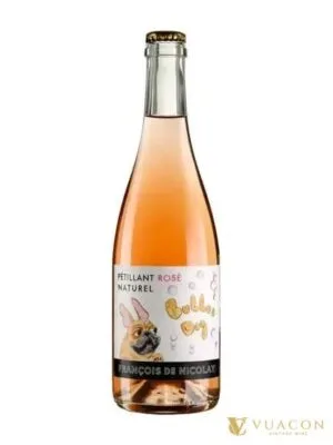 Francois de Nicolay Petillant Naturel Rose – sparkling Rosé, Pháp, 750ml