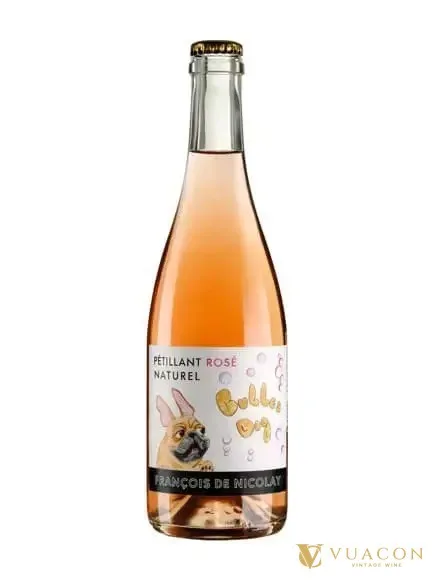 Francois de Nicolay Petillant Naturel Rose – sparkling Rosé, Pháp, 750ml