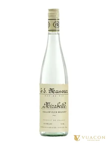 G.E. Massenez Mirabelle – Yellow Plum Brandy – eaux-de-vie, Pháp, 700ml