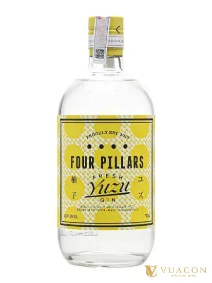 Gin Four Pillars Fresh Yuzu – Úc, 700ml