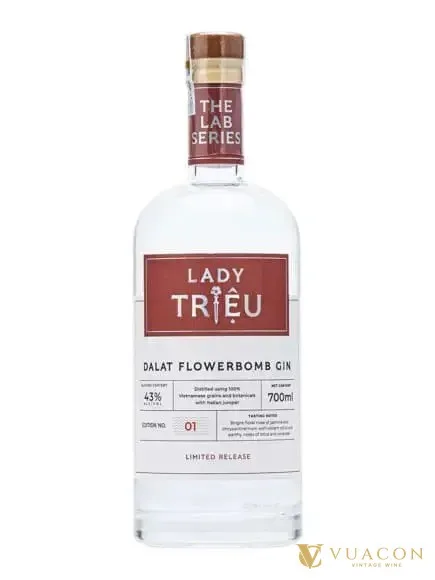 Gin Lady Trieu Dalat Flowerbomb Gin – Việt Nam, 750ml