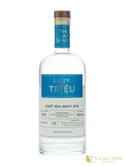 Gin Lady Trieu East Sea Navy Gin – Việt Nam, 700ml
