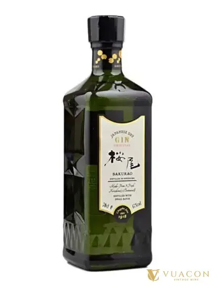 Gin Sakurao Original – Nhật Bản, 700ml