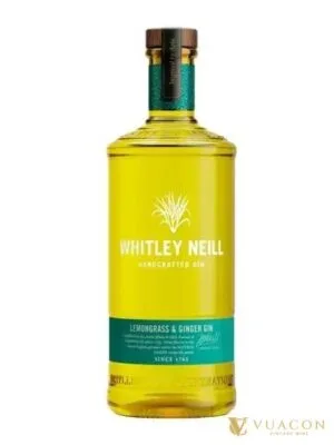 Gin Whitley Neill Lemongrass & Ginger – Anh, 700ml