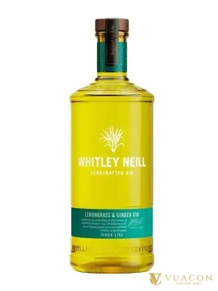 Gin Whitley Neill Lemongrass & Ginger – Anh, 700ml