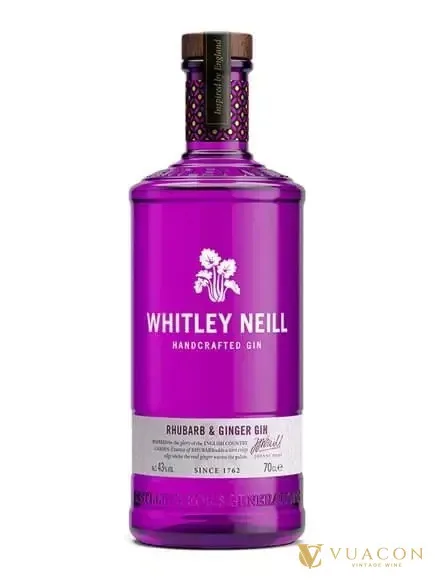 Gin Whitley Neill Rhubarb & Ginger – Anh, 700ml