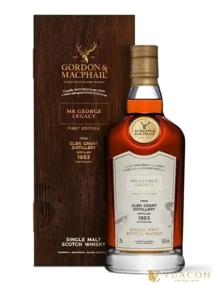Glen Grant 1953 – 67 năm G&M Mr George Legacy 1st Edition – cask Strength, Speyside, Scotland, 700ml