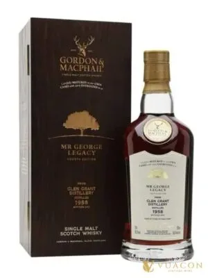Glen Grant 1958 – 65 năm G&M Mr George Legacy 4th Edition – cask Strength, Speyside, Scotland, 700ml