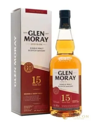 Glen Moray 15 năm – single Malt Scotch, Speyside, Scotland, 700ml
