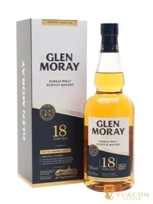 Glen Moray 18 năm – single Malt Scotch, Speyside, Scotland, 700ml