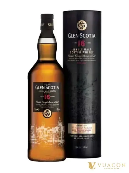 Glen Scotia 16 năm 1L – single Malt Scotch, Campbeltown, Scotland