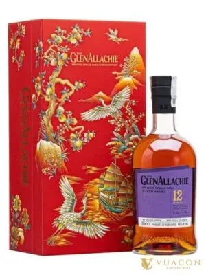 GlenAllachie 12 năm – Hộp quà Tết 2026 – single Malt Scotch, Speyside, Scotland, 700ml
