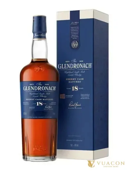 Glendronach 18 năm – single Malt Scotch, Highland, Scotland, 700ml