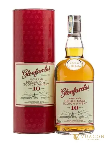 Glenfarclas 10 năm – single Malt Scotch, Speyside, Scotland, 700ml