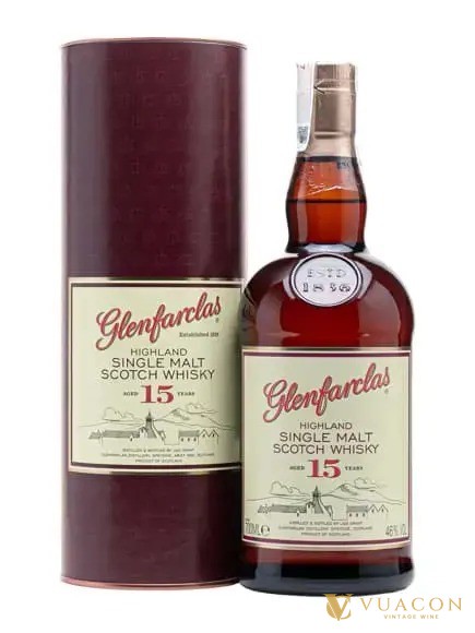 Glenfarclas 15 năm 46% whisky Speyside nhà Grant