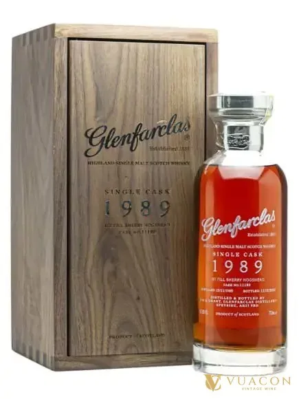 Glenfarclas 1989 – Single Cask Decanter – cask Strength, Speyside, Scotland, 700ml