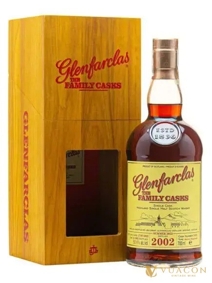 Glenfarclas Family Casks 2002 cask 3323, whisky thùng đơn của Glenfarclas 190 năm tuổi nhà máy