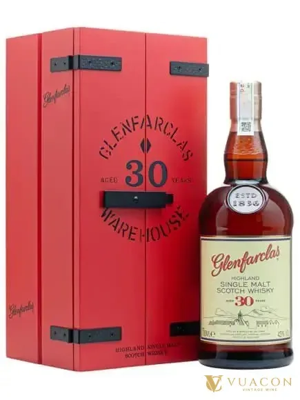 Glenfarclas 30 năm – single Malt Scotch, Speyside, Scotland, 700ml
