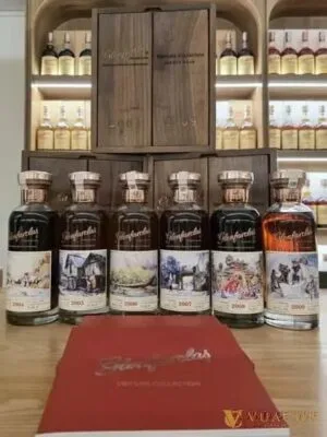 Glenfarclas Viet Life Collection Decanter Full Set – cask Strength, Speyside, Scotland, 700ml