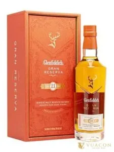 Glenfiddich 21 năm Single Malt Scotch Whisky – Speyside, Scotland, 700ml