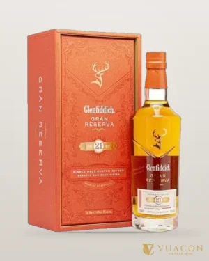 Glenfiddich 21 năm Single Malt Scotch Whisky – chai chính hãng tại Vua Cồn
