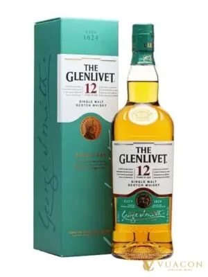 Glenlivet 12 năm – Licensed Dram – single Malt Scotch, Speyside, Scotland, 700ml