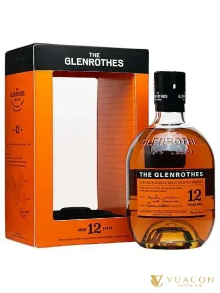 Glenrothes 12 năm – single Malt Scotch, Speyside, Scotland, 700ml