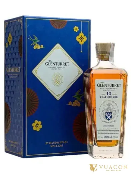 Glenturret 10 năm – Hộp quà Tết 2025 – single Malt Scotch, Highland, Scotland, 700ml