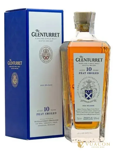 Glenturret 10 năm – Peat Smoked – single Malt Scotch, Highland, Scotland, 700ml