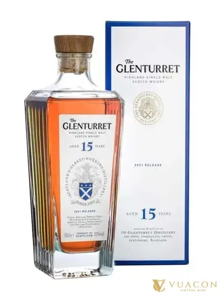 Glenturret 15 năm – single Malt Scotch, Highland, Scotland, 700ml