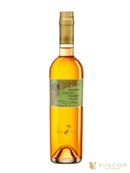 Gonzalez Byass Cuatro Palmas Amontillado Sherry – Jerez, Tây Ban Nha, 500ml