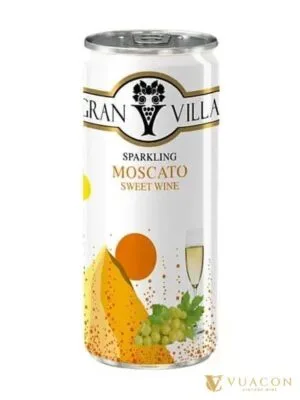 Gran Villa Sparkling Moscato Sweet Wine – sparkling Sweet, Ý, 250ml