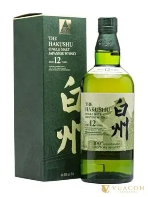 Hakushu 12 năm – 100th Anniversary Japanese Single Malt Whisky – single Malt Whisky Nhật, Nhật Bản, 700ml
