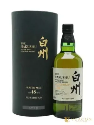 Hakushu 18 năm – Peated Malt 2024 – single Malt Whisky Nhật, Nhật Bản, 700ml