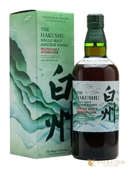 Hakushu Peated Malt Spanish Oak – single Malt Whisky Nhật, Nhật Bản, 700ml
