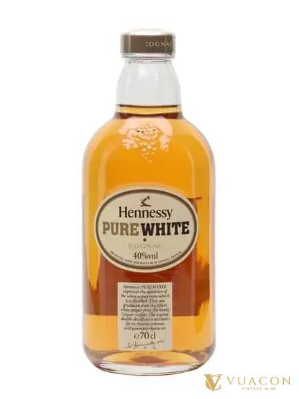 Chai Hennessy Pure White 70cl màu vàng nhạt, bản VS ít gặp của nhà Hennessy 1765
