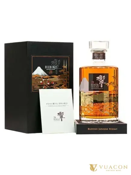 Hibiki 21 năm Limited – blended Whisky Nhật, Nhật Bản, 700ml